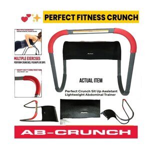 🛑 PERFECT Fitness ➕ CRUNCH Comfort SIT UP Assistant PUSH UP Exercise💸BUY NOW‼️